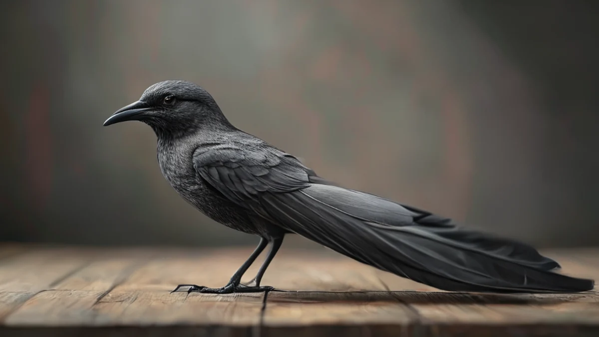 Une seule plume d'oiseau montre sa structure et texture.