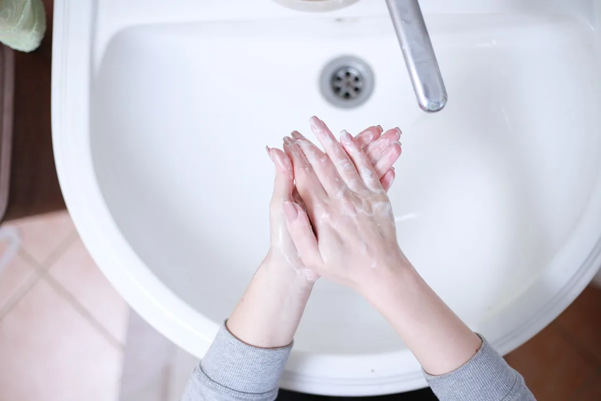 hand washing, soap, wash, nature, hygiene, clean, faucet, bathroom, water, hands, care, sanitizer, antiseptic, hand, skin, washing, sanitation, wellness